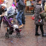 Playing hide and seek at the Innsbruck Christmas market